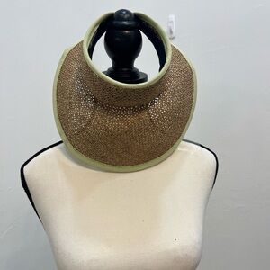 Patty and Company Women's Braided Summer sun Visor One Size natural